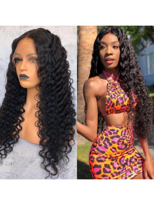  Magic Love Human Virgin Hair Pre Plucked Natural Color 13x6 Lace Front Wig For Black Woman Free Shipping(Magic0210)