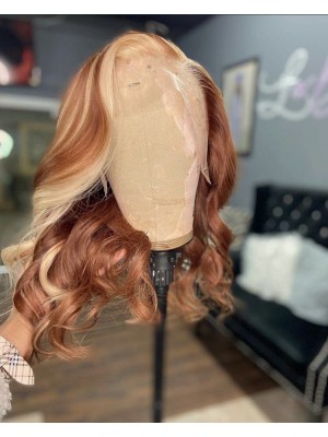 Magic Love Human Virgin Hair Ombre Brown Bob Pre Plucked Lace Front Wig And Full Lace Wig For Black Woman Free Shipping (MAGIC0505)