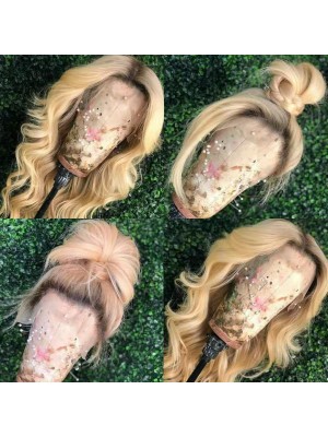 Magic Love Hair Brazilian Virgin Hair Ombre 4/613  Lace Front Wig&Full Lace Wig(Magic0109)