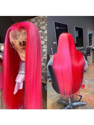 Magic Love Human Virgin Hair Ombre Pink Pre Plucked Lace Front Wig And Full Lace Wig For Black Woman Free Shipping (MAGIC0471)