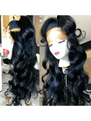 Magic Love Hair 300% Density Pre Plucked Human Hair Loose Wave Closure Wig Made By Bundles And Closure/Frontal (MAGIC0245)