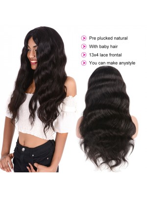 Magic Love Hair 130% density Body Wave Lace Front Wig &Full Lace Wig 100%Virgin Human Hair for African American women(Magic007)