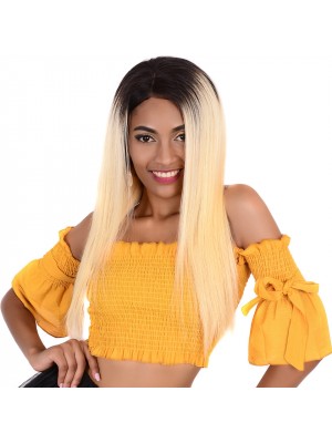 Magic Love Hair Pre Plucked Brazilian Virgin Hair Color 1B/ 613 Lace Front Wig and Full Lace Wig（magic017）