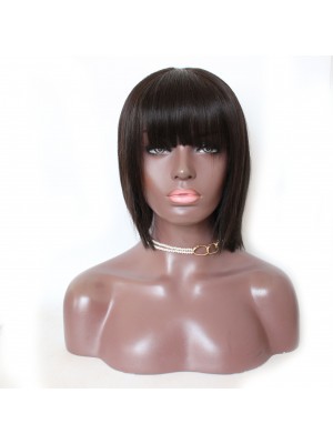 Magic Love Human Hair wigs  Pre Plucked BOB Lace Front Wig & Full Lace Wig with Bangs(MAGIC016)