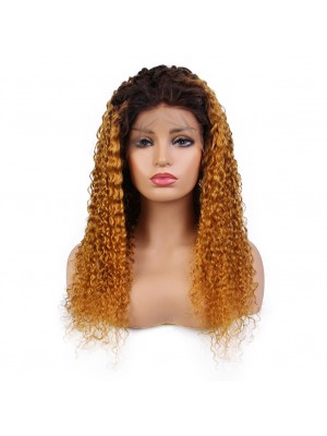 Magic Love Human Virgin Hair Ombre curly Pre Plucked Lace Front Wig &Full Lace wig For Black Woman Free Shipping(Magic0106)