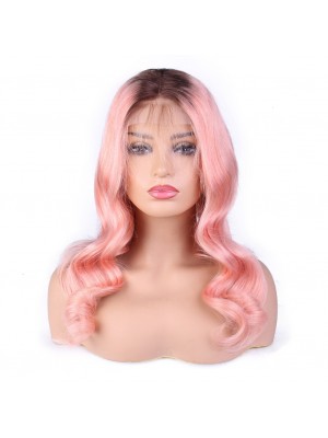 Magic Love Pre Plucked Ombre Factory Stock Color 4 Pink Human Hair wigs (MAGIC0110)