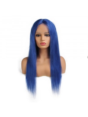 Magic Love Pre Plucked Factory Stock Color Blue Human Hair Wigs (MAGIC041)