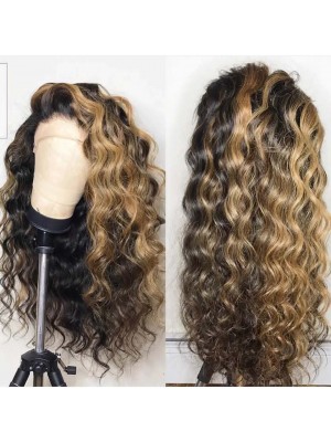 Magic Love Human Virgin Hair Ombre 1b/27 Pre Plucked Lace Front Wig And Full Lace Wig For Black Woman Free Shipping (MAGIC0128)